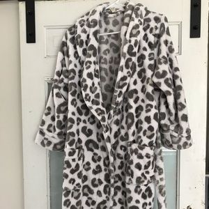 White Leopard Robe
